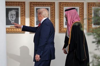 Trump wyśmiał Bidena przy saudyjskim księciu. Jest nagranie