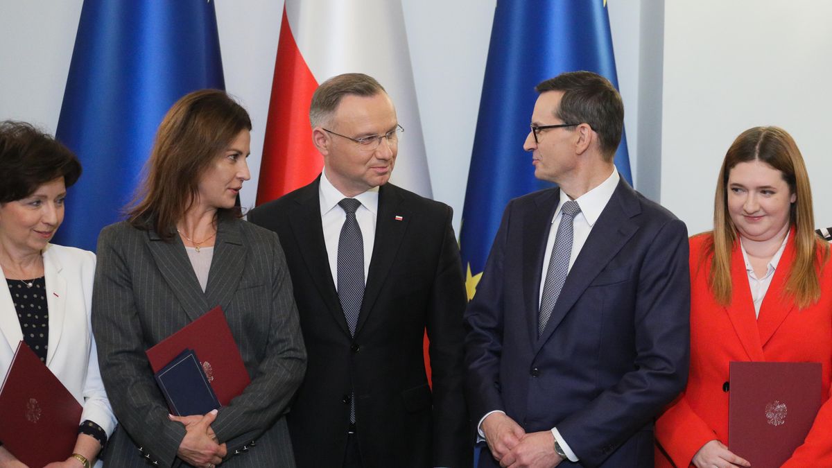 Andrzej Duda, Mateusz Morawiecki, Marlena Maląg, Danuta Dmowska-Andrzejuk, Anna Gembicka