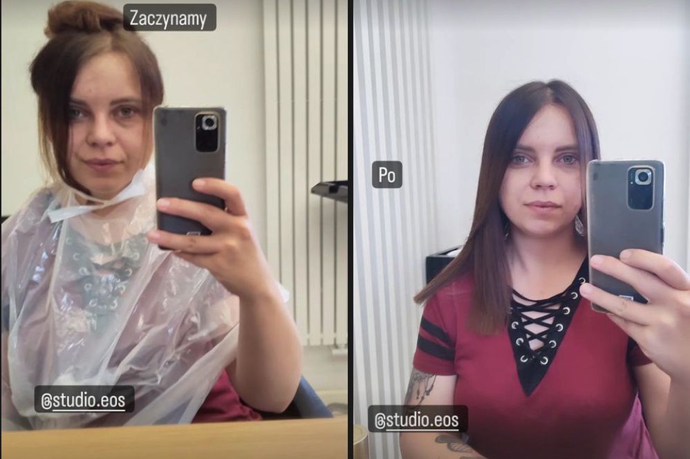 Marta przed i po metamorfozie