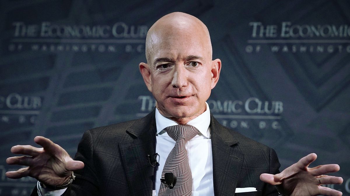 Jeff Bezos, CEO Amazon, fot. Alex Wong/Getty Images