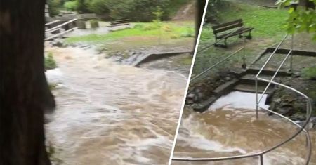 Cały park zalany. Atrakcja turystyczna zniszczona, są nagrania