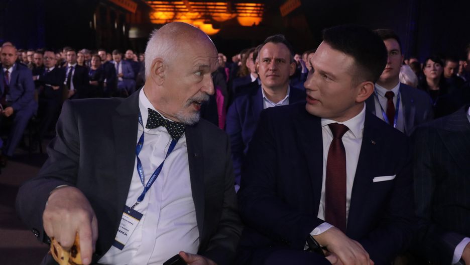 Janusz Korwin-Mikke i Sławomir Mentzen