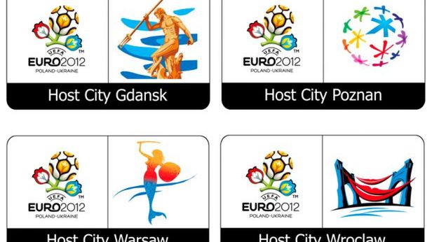 UEFA EURO 2012 logo warszawa gdańsk wrocław poznań