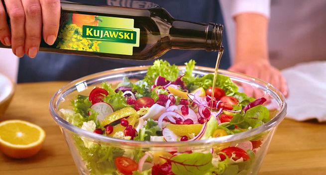 Olej Kujawski 3 ziarna z nową reklamą