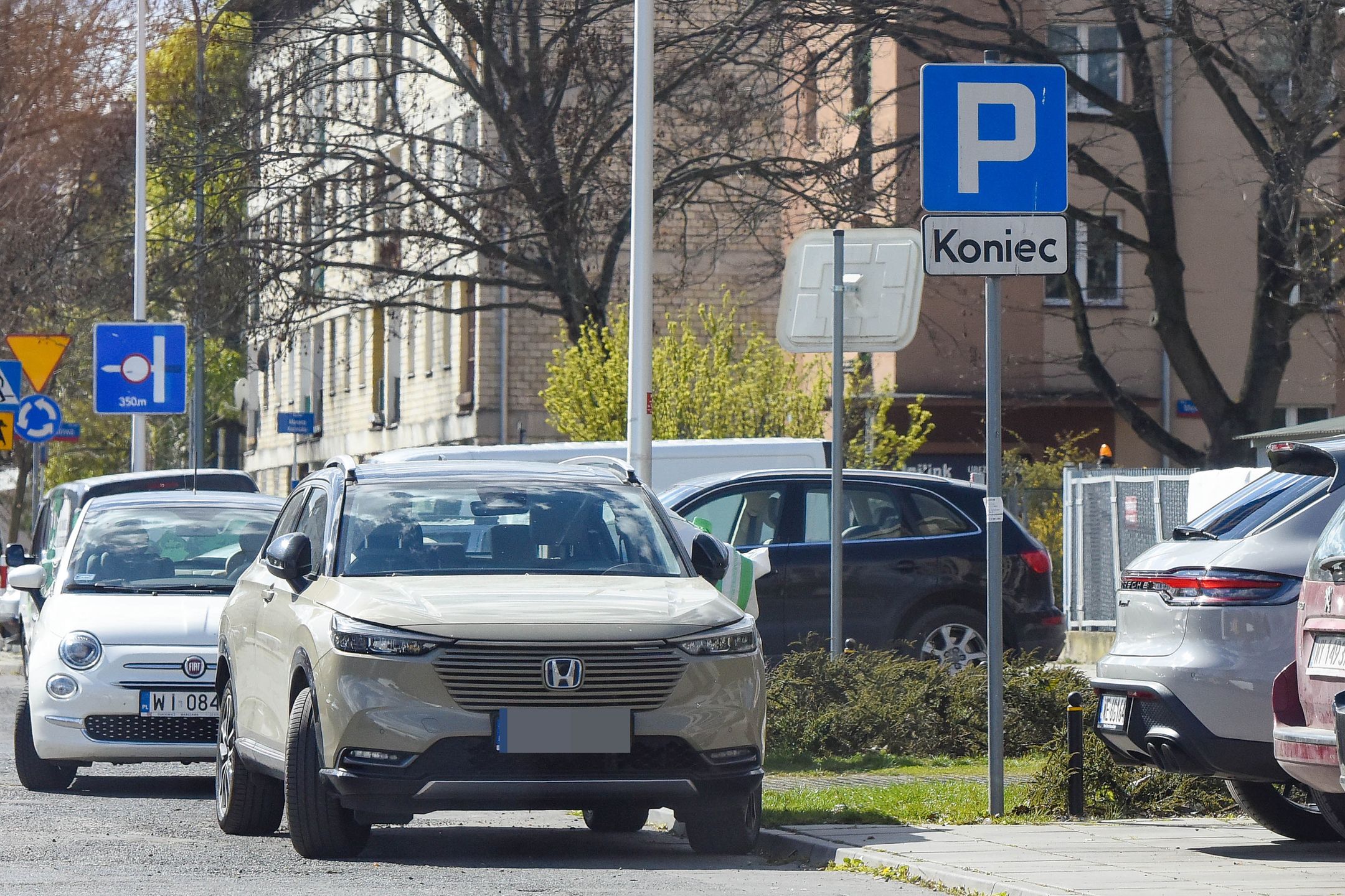 Joanna Koroniewska zostawiła auto na zakazie