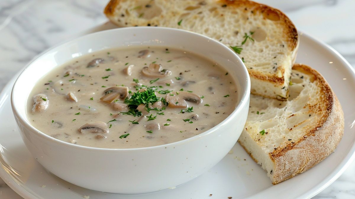 Zupa pieczarkowa jak u babci. 