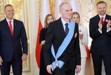 Andrzej Poczobut z Orderem Orła Białego/fot. Wojciech Olkusnik