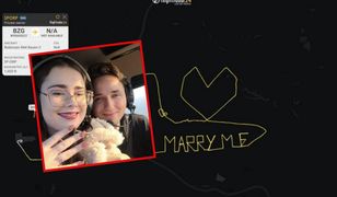 Kim jest pilot, który wyrysował napis "Marry me"? Znamy odpowiedź