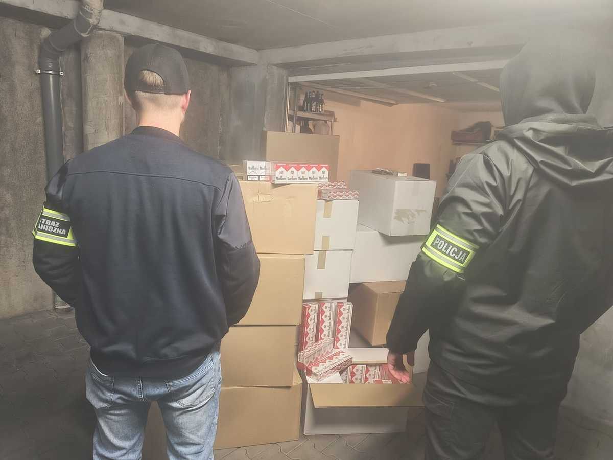 Lublin: Ponad 22 tys. paczek nielegalnych papierosów