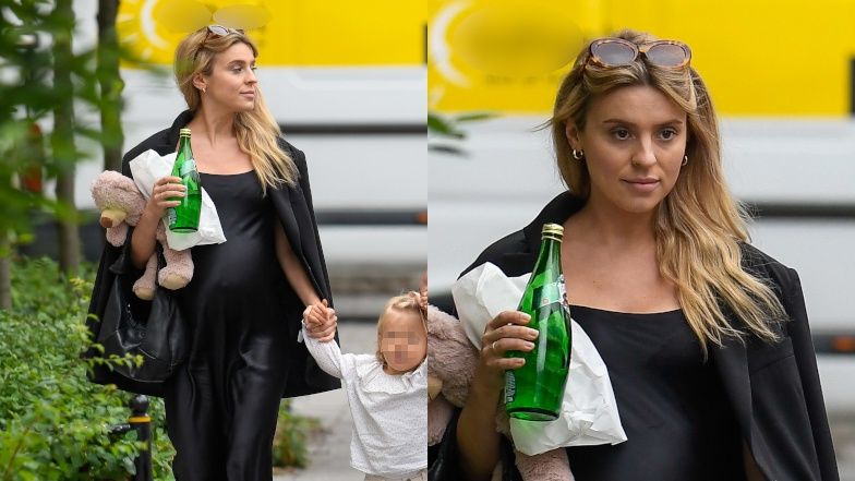 Kasia Tusk na spacerze z rodziną