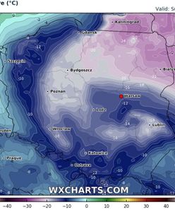 Pogoda. Mróz aż trzeszczy! -25,5 st. C w Gołdapi