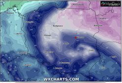 Pogoda. Mróz aż trzeszczy! -25,5 st. C w Gołdapi