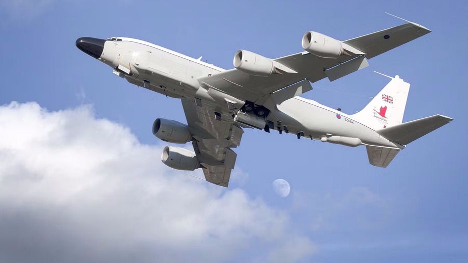 Brytyjski samolot rozpoznawczy RC-135W Airseeker