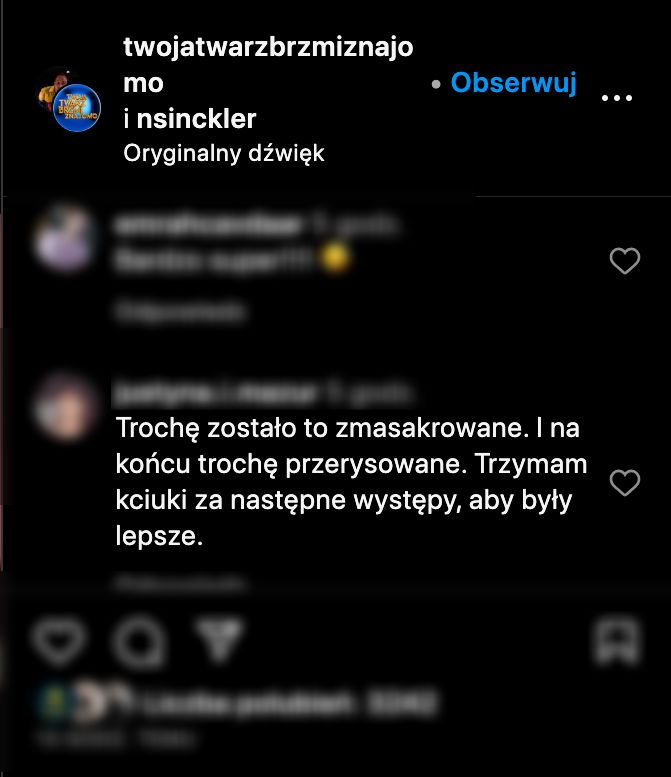 "Twoja twarz brzmi znajomo"