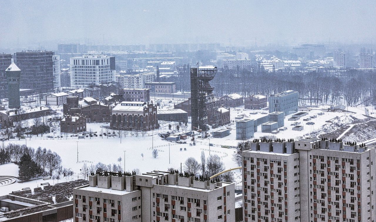 Katowice: Miasto z innej perspektywy. Zimowy widok z Altusa
