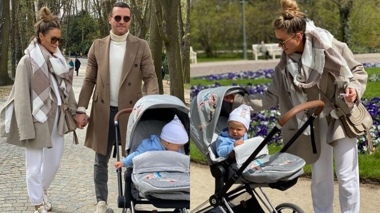 Henio spaceruje po Łazienkach