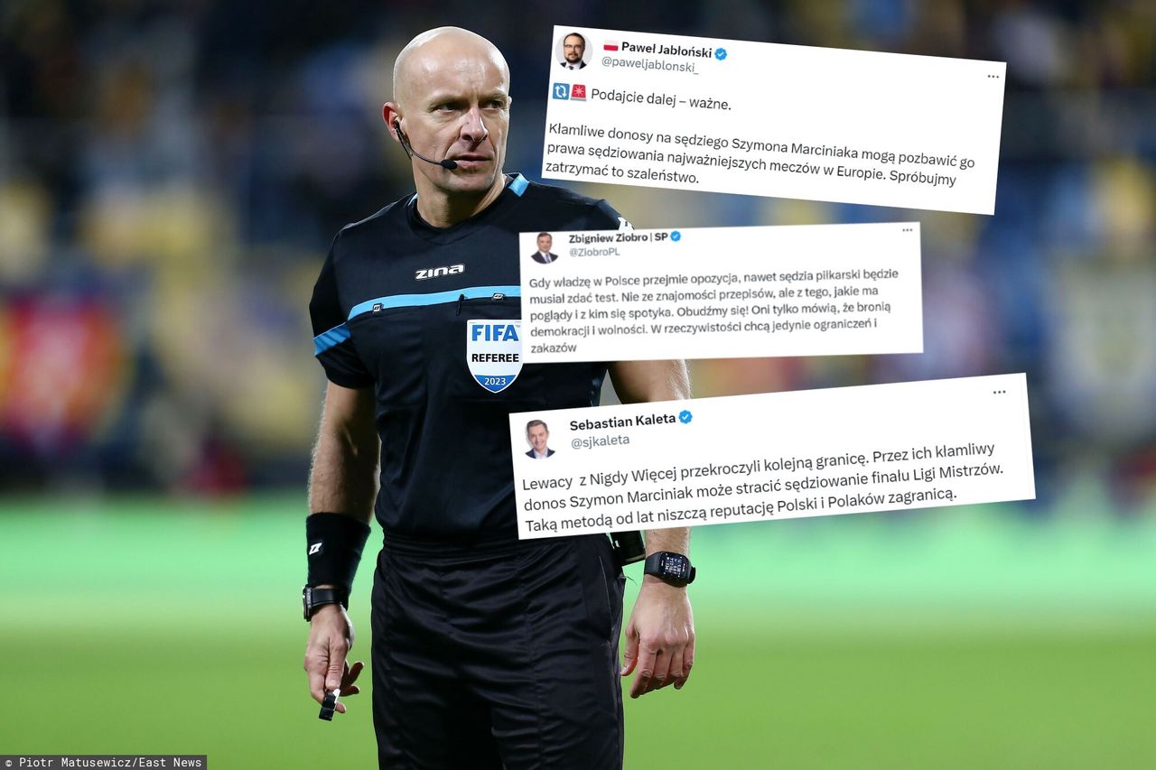 Marciniak w tarapatach. Lawina komentarzy