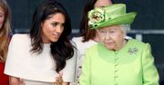 Królowa Elżbieta II narzekała na suknię Meghan Markle. Ta jej odpowiedziała