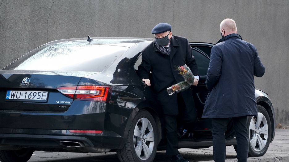 Jarosław Kaczyński w Niedzielę Palmową