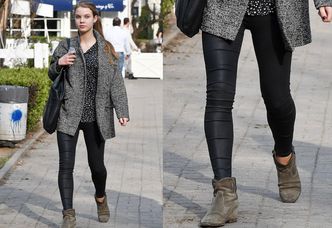 Iga Lis pokazała "nogi modelki" z mamą na spacerze! (ZDJĘCIA)