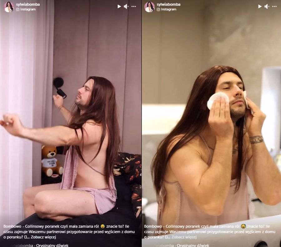 Sylwia Bomba i Grzegorz Collins relacjonują wspólny poranek