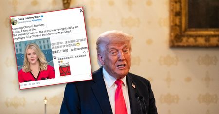 Rzeczniczka Donalda Trumpa nazwana hipokrytką. Miała sukienkę "made in China"?