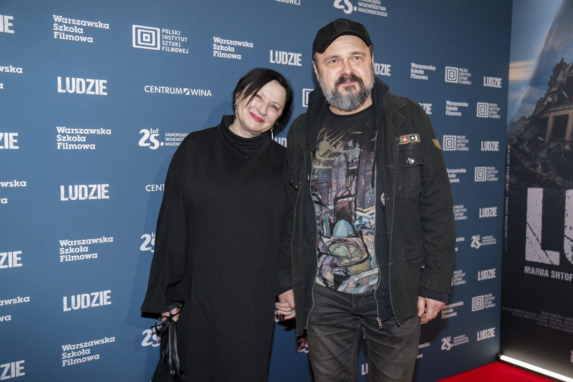 Arkadiusz Jakubik z żoną