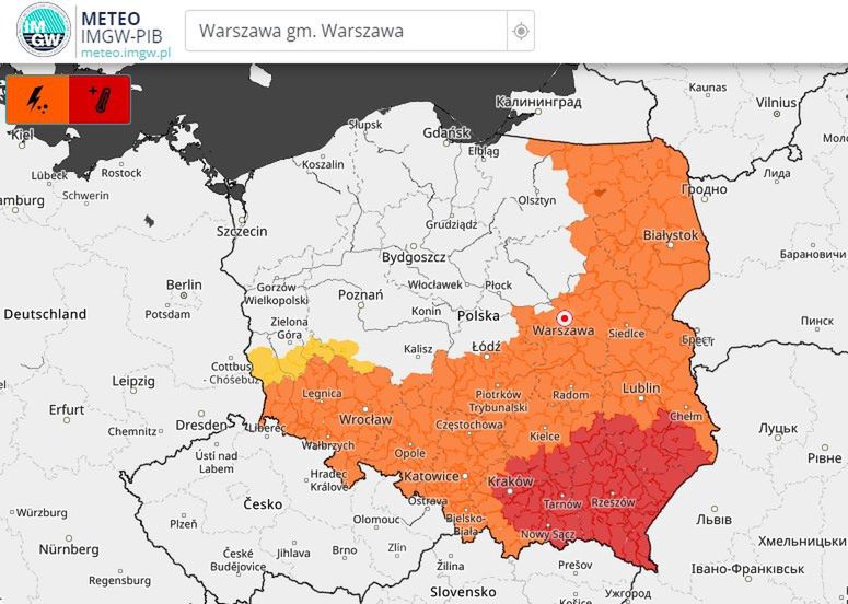 Najgorsze dopiero przed nami. IMGW ostrzega przed groźnymi upałami i burzami