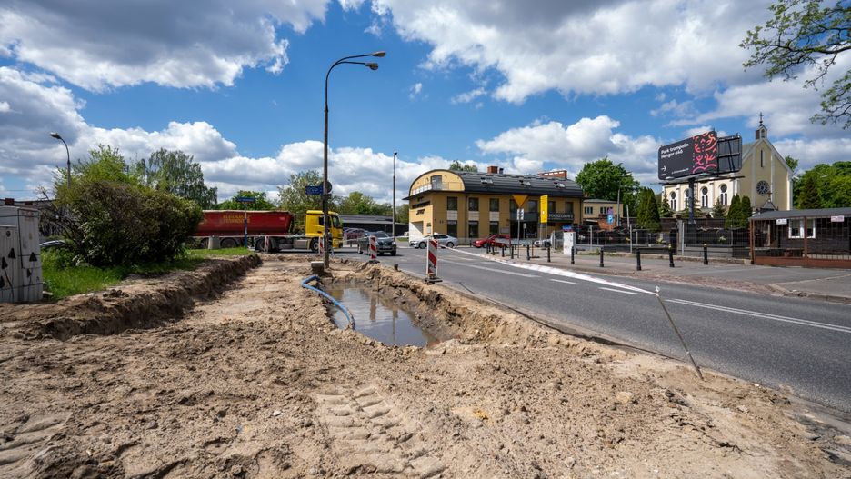 Warszawa. Rozpoczęła się przebudowa skrzyżowania