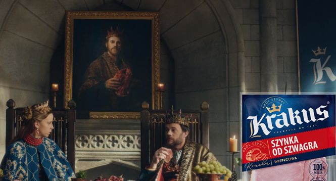"Król Krakus" w reklamach startuje na prezydenta, robi kroki i kanapkę