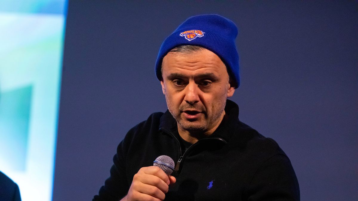 Gary Vaynerchuk, chief executive officer of VaynerMedia, speaks during the Annual NonFungible Token (NFT) Event in New York, U.S., on Tuesday, Nov. 2, 2021. NFT.NYC brings together over 500 speakers from the crypto, blockchain, and NFT communities for a three-day event of discussions and workshops. Photographer: Michael Nagle/Bloomberg via Getty Images