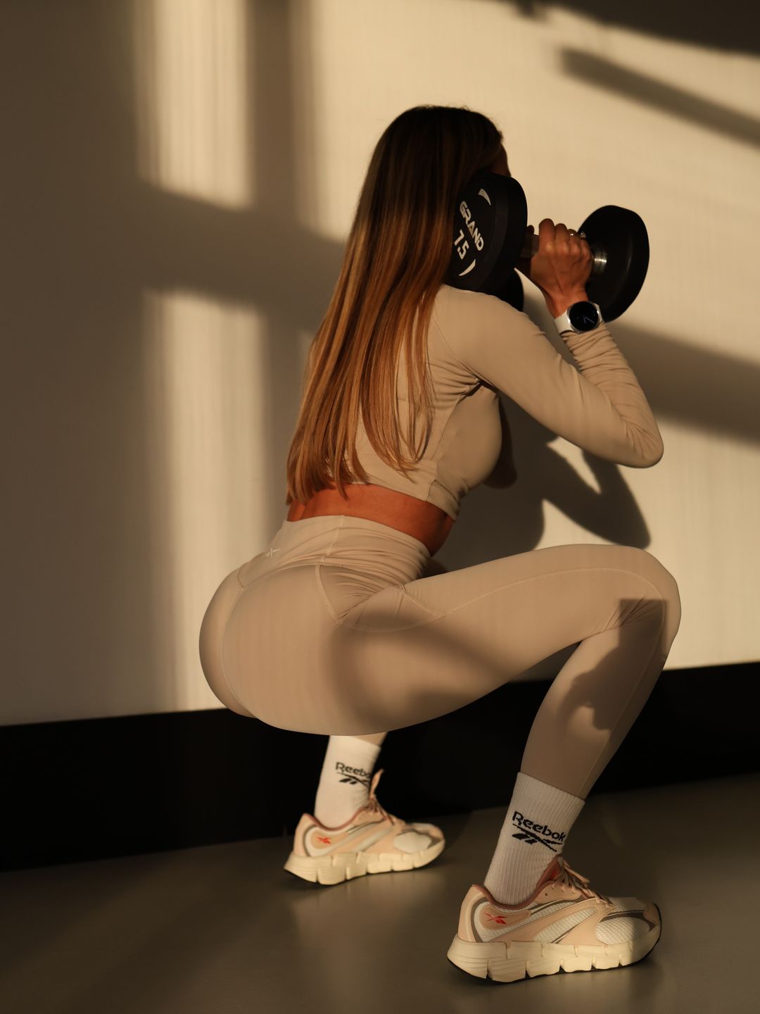 Ewa Chodakowska ćwiczy