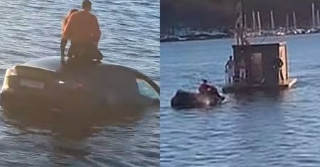 Pływająca sauna na ratunek pasażerom tonącej tesli, czyli witamy w Skandynawii