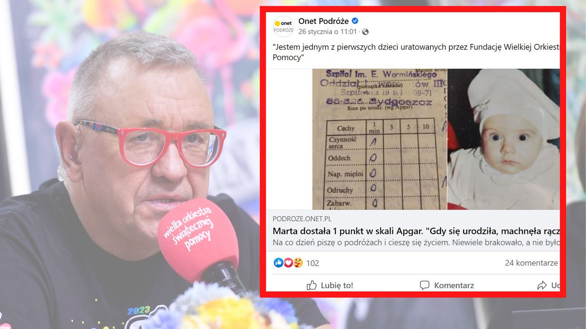 Dziennikarka Onetu Marta Abramczyk ujawnia, że żyje dzięki WOŚP.