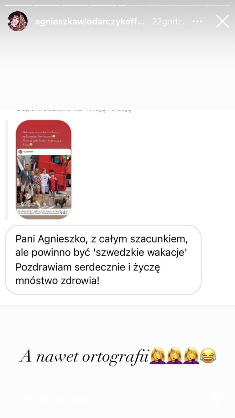 Instagram @agnieszkawlodarczykofficial