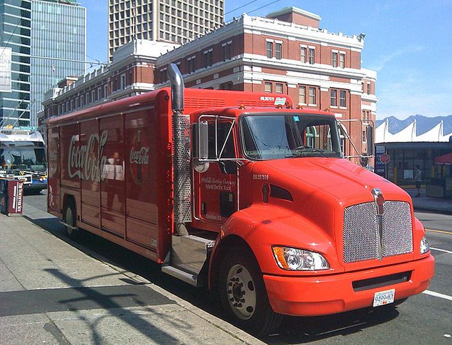 Hybrydowa ciężarówka (fot. korwater.com)