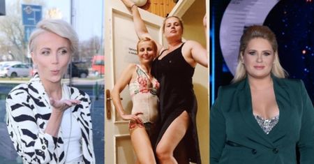 Katarzyna Zielińska i Elżbieta Romanowska akceptują swoje ciała w butach na szpilkach