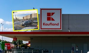 Taki widok przed Kauflandem. Aż złapał za telefon. Burza w sieci