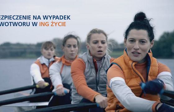 „Zrób rakowi wspak” - wioślarki reklamują ING Życie (wideo)