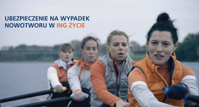 „Zrób rakowi wspak” - wioślarki reklamują ING Życie (wideo)