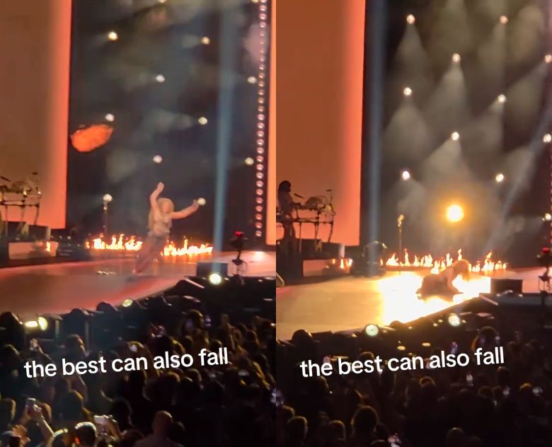 Shakira zaliczyła bolesny upadek na scenie