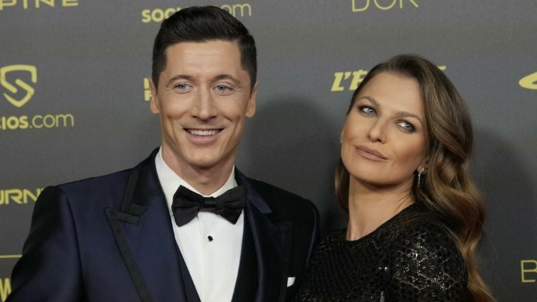 Anna i Robert Lewandowscy po gali Złotej Piłki pospiesznie wrócili do córek
