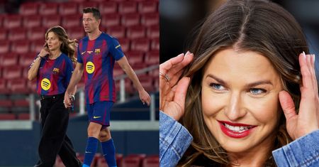 Robert żegnał się z Camp Nou, a Ann subtelnie przypomniała, co jej zawdzięcza? "Za każdym sukcesem mężczyzny STOI KOBIETA"