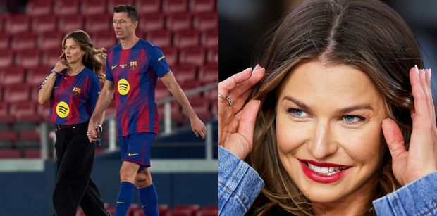 Robert żegnał się z Camp Nou, a Ann subtelnie przypomniała, co jej zawdzięcza? "Za każdym sukcesem mężczyzny STOI KOBIETA"