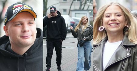 Budda z PARTNERKĄ maszerują do studia "Dzień Dobry TVN" (ZDJĘCIA)