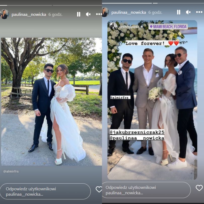 Jakub Rzeźniczak i Paulina Nowicka wzięli ślub!