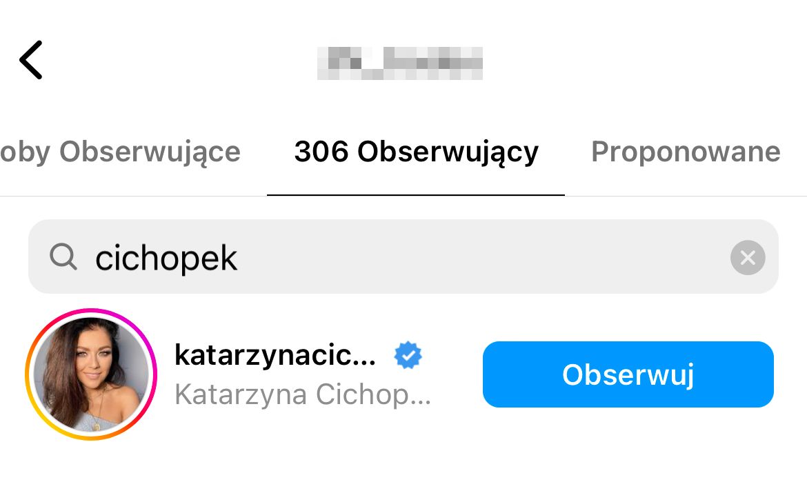 Syn Pauliny Smaszcz NIE OBSERWUJE jej na Instagramie