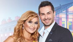 Katarzyna Skrzynecka z mężem reklamuje hotel Słoneczny Zdrój Medical SPA&amp;Wellness