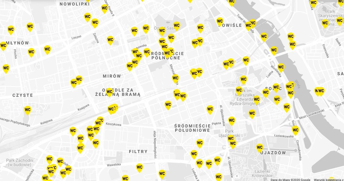 Warszawa. Kibelek u Janka. Żart z AirPnP aplikacją pozwalającą na współdzielenie się… łazienką