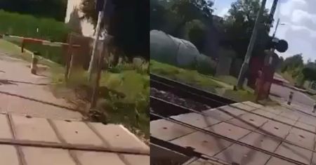 Dróżniczka nie wytrzymała. Mocne nagranie trafiło do sieci